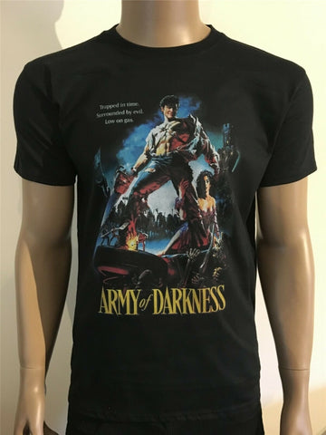 Army Of Darkness Ash 1990's Movie Men's Short Sleeve T-Shirt in Black