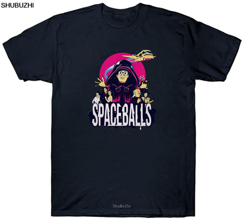 SPACEBALLS T SHIRT CULT CLASSIC MOVIE FILM RETRO VINTAGE BIRTHDAY PRESENT men summer t-shirt male brand tee-shirt euro size